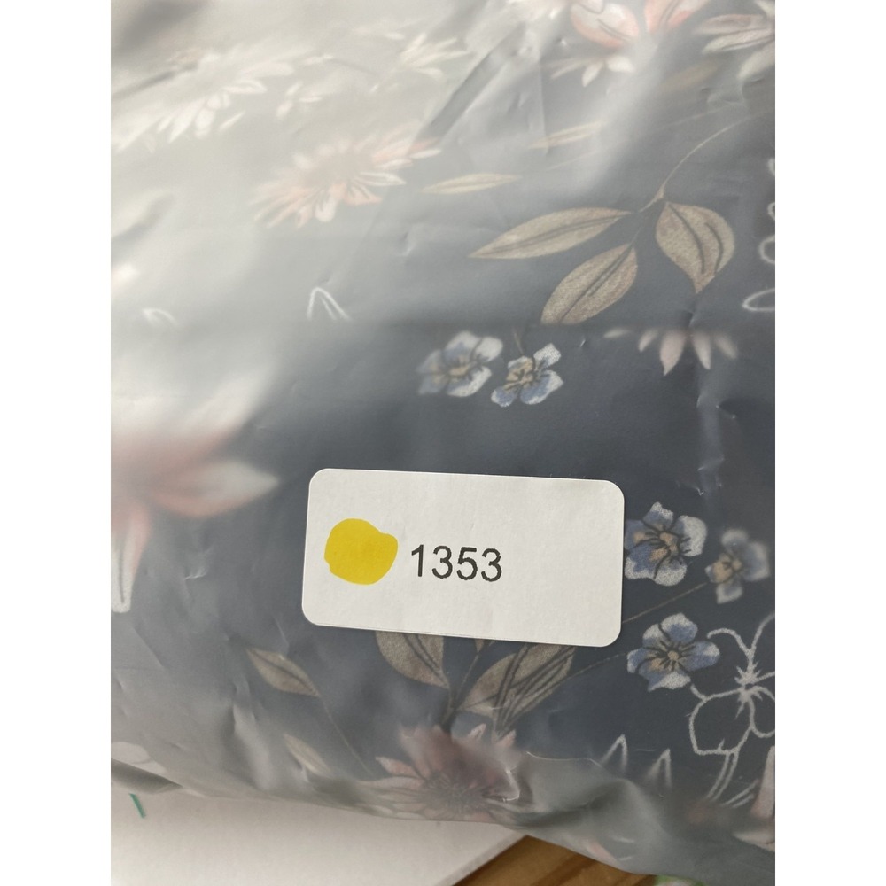 2/$30 Torrid Chiffon Midi Skirt Women Sz 2X Blue Floral Flare Cottage Romantic - Picture 13 of 13
